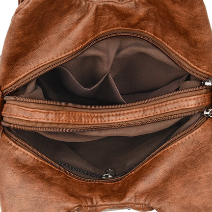 New Women's Shoulder Bags High Quality Leather Handbag Luxury Designer Brand Women's Crossbody Bag Large Capacity Shopping Bags