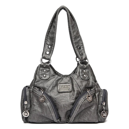 New Women's Shoulder Bags High Quality Leather Handbag Luxury Designer Brand Women's Crossbody Bag Large Capacity Shopping Bags