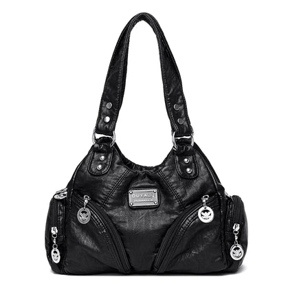 New Women's Shoulder Bags High Quality Leather Handbag Luxury Designer Brand Women's Crossbody Bag Large Capacity Shopping Bags