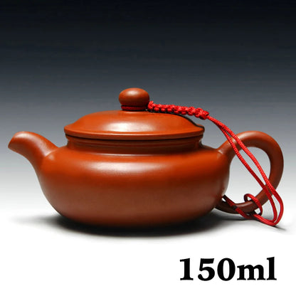 New arrival Yixing Teapot Handmade Tea Pot 150ml With Ball Holes Filter Kung Fu Tea Set Chinese Ceramic Antique Red Clay Kettle