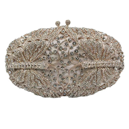 New butterfly Diamonds Clutches Rhinestone Bag Flower Clutch Party Evening Purse Handbags Wedding Female wallet