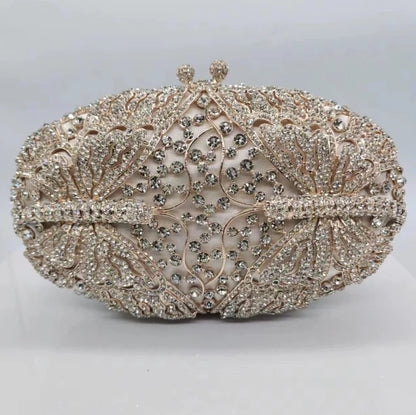 New butterfly Diamonds Clutches Rhinestone Bag Flower Clutch Party Evening Purse Handbags Wedding Female wallet