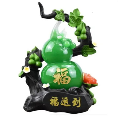 New calabash sculpture decoration feng shui fortune creative decoration living room wine cabinet decoration housewarming gift