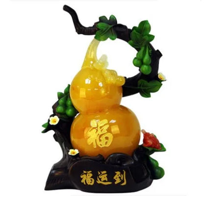 New calabash sculpture decoration feng shui fortune creative decoration living room wine cabinet decoration housewarming gift