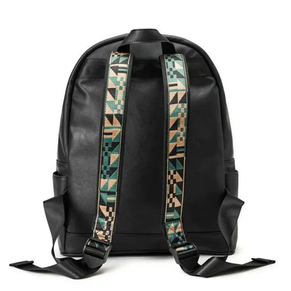 New fashion Men's business leather travel backpack casual student school for boys large capacity laptop bag