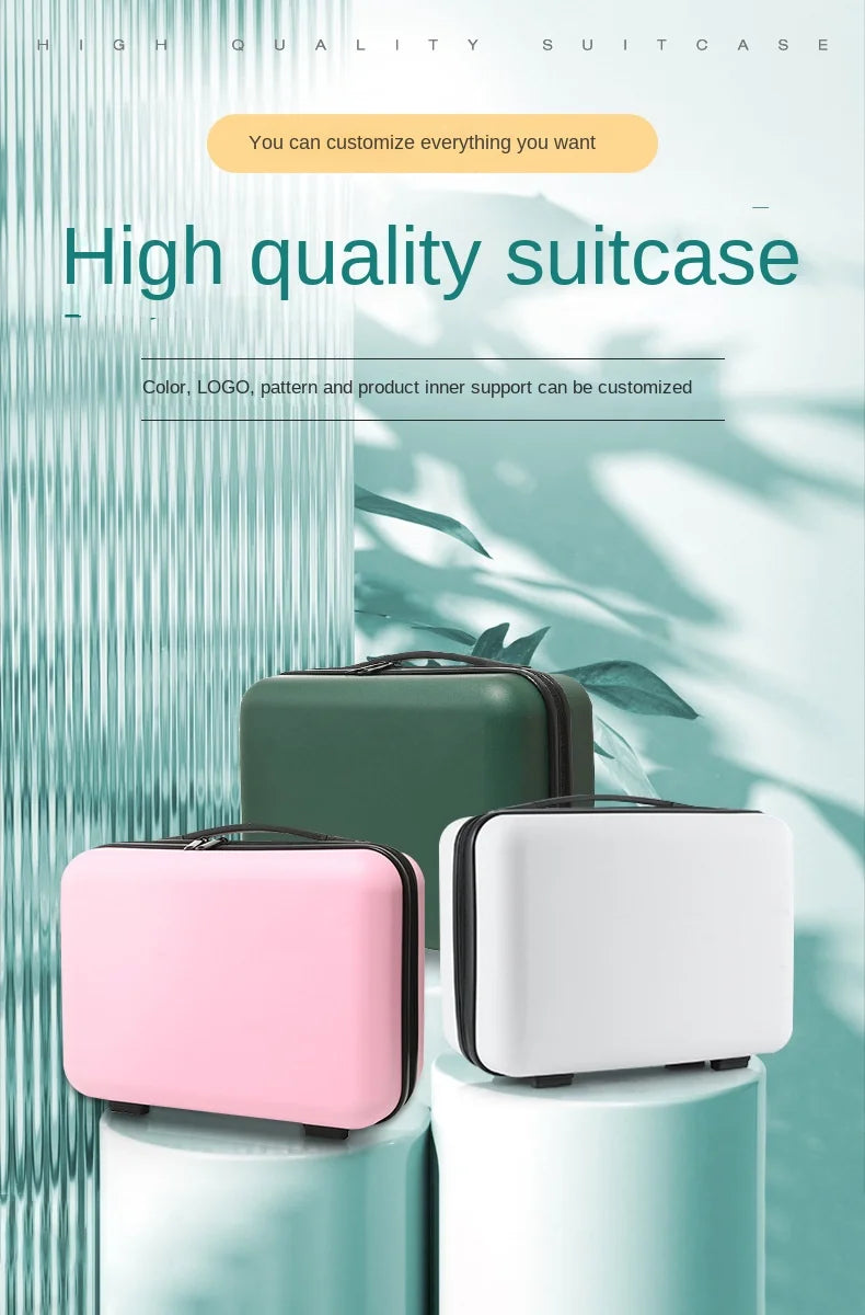 New hand-held travel mini vanity case, wedding souvenir packaging, zipper box, Dragon Boat Festival zongzi suitcase