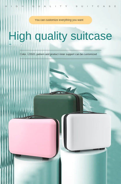 New hand-held travel mini vanity case, wedding souvenir packaging, zipper box, Dragon Boat Festival zongzi suitcase