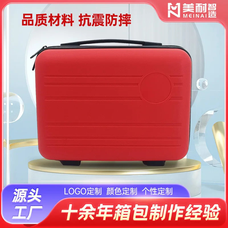 New hand-held travel mini vanity case, wedding souvenir packaging, zipper box, Dragon Boat Festival zongzi suitcase