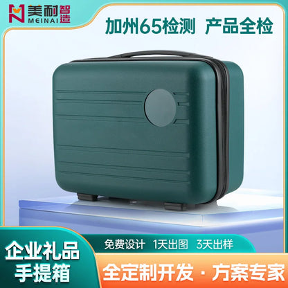 New hand-held travel mini vanity case, wedding souvenir packaging, zipper box, Dragon Boat Festival zongzi suitcase