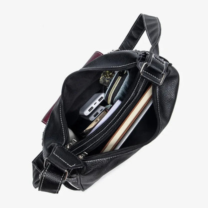 New leather women's shoulder fashion crossbody multi-pocket female messenger casual handbag