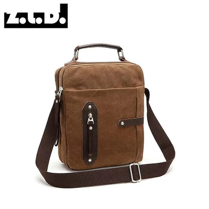 New men messenger bag canvas multifunctional portable casual handbag retro men's shoulder bag fashion men's crossbody bag