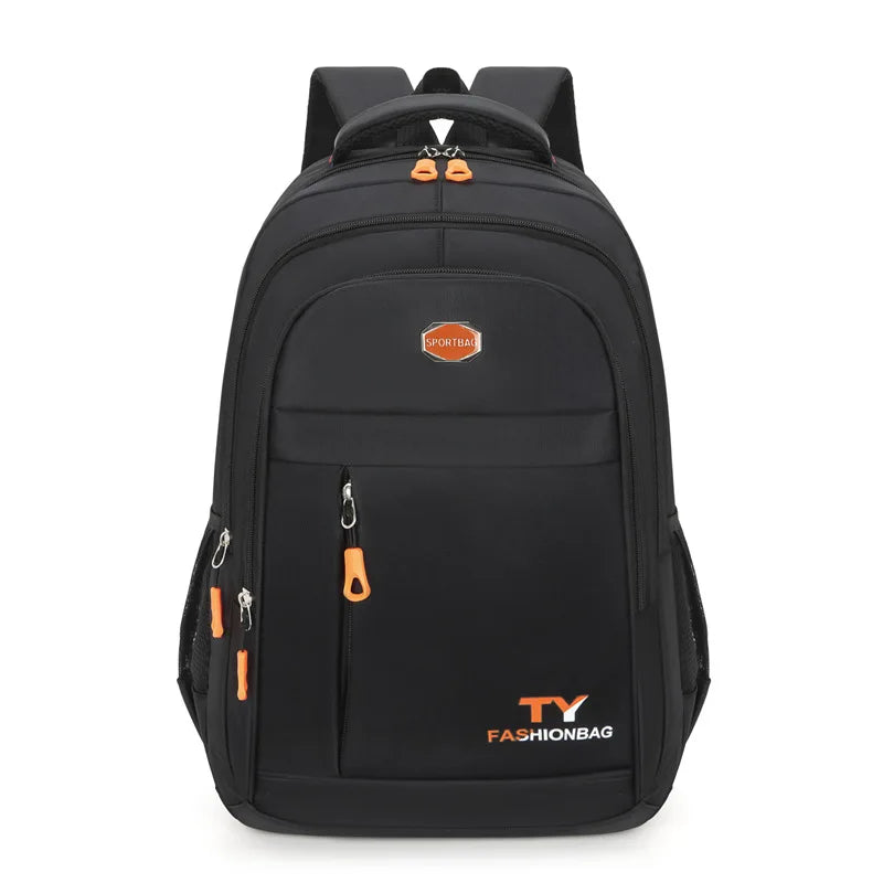 New men's backpack, women's universal student large capacity portable leisure canvas backpack, multifunctional travel bag