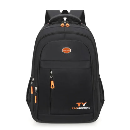 New men's backpack, women's universal student large capacity portable leisure canvas backpack, multifunctional travel bag