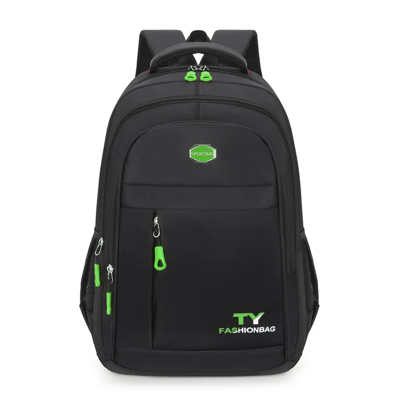 New men's backpack, women's universal student large capacity portable leisure canvas backpack, multifunctional travel bag