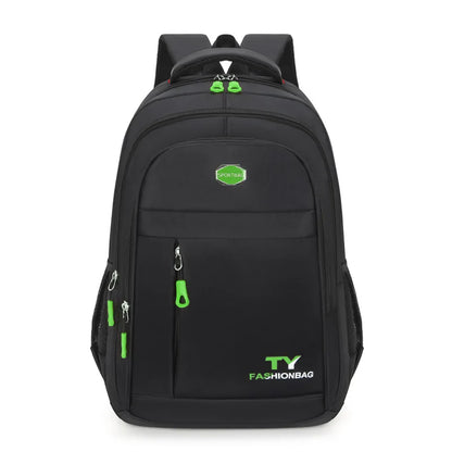 New men's backpack, women's universal student large capacity portable leisure canvas backpack, multifunctional travel bag