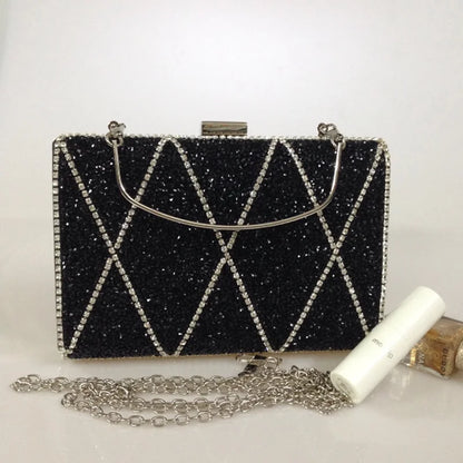 New off-the-stock diamond Bag Dinner Bag Women's Diamond set handbag Bridal dress bag for women
