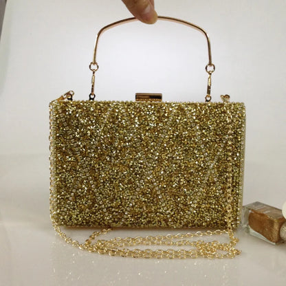 New off-the-stock diamond Bag Dinner Bag Women's Diamond set handbag Bridal dress bag for women