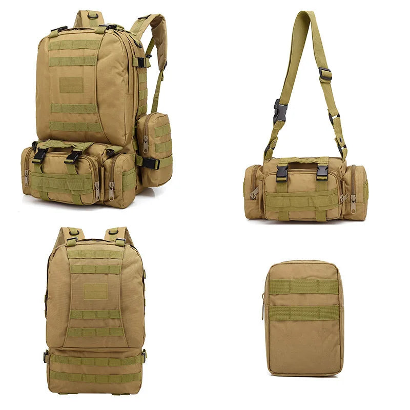 New style 70L large capacity travel backpack 1Molle men's sports outdoor backpack Outdoor hiking bag gest gest hot
