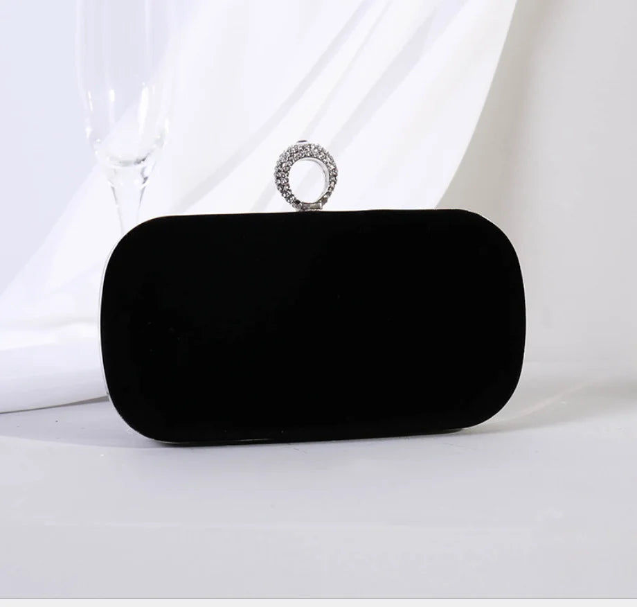 New velvet dinner ring clutch purse bag for wedding party prom Clutches Handbags shoulder bag messenger bags for Christmas gift
