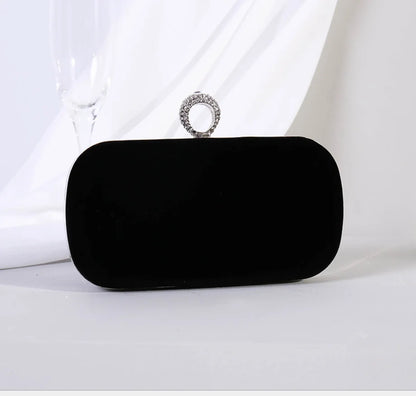 New velvet dinner ring clutch purse bag for wedding party prom Clutches Handbags shoulder bag messenger bags for Christmas gift