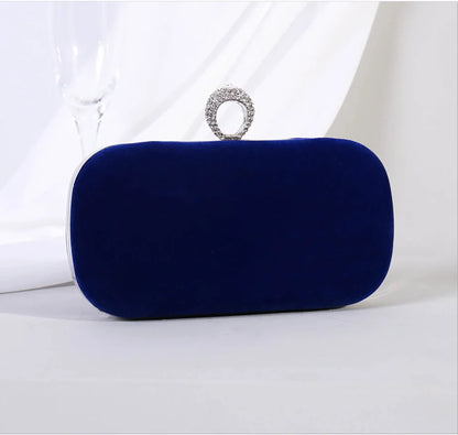 New velvet dinner ring clutch purse bag for wedding party prom Clutches Handbags shoulder bag messenger bags for Christmas gift