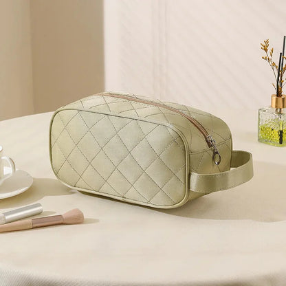 New women's portable makeup rhombic large-capacity waterproof storage travel nylon wash multifunctional cosmetic bag