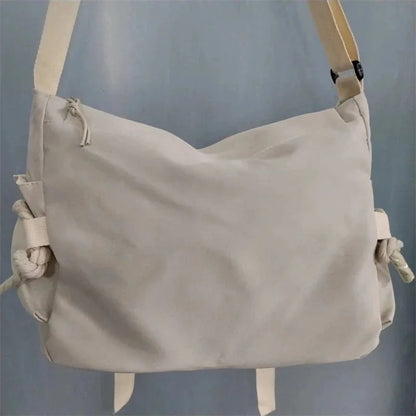 Newest Nylon Handbags Shoulder Large Capacity Crossbody s Teenager Girls Men Harajuku Messenger Student School Bags