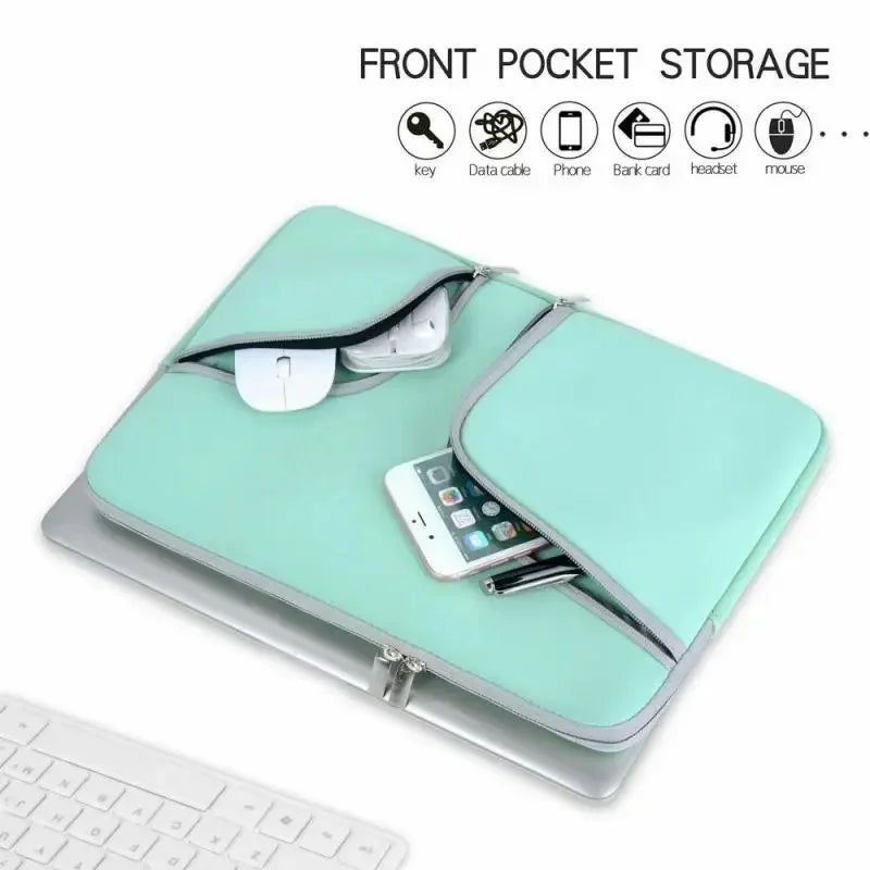 Newest Soft Laptop Bag Xiaomi Hp Dell Lenovo Notebook Computer for Macbook Air Pro Retina 11 12 13 14 15 Case