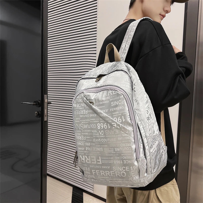 News Design Women Backpack Female Big Capacity Leisure School Bag For Teenage Girls Boys Travel Mochila Bookbag