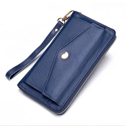 Newsbirds Leather Wallet Of Women Female Clutch Bag mobile phone collection bag female ladies long purse genuine leather