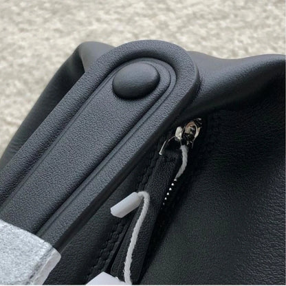 Niche Design Advanced Sense Lunch Box Bag Female Genuine Leather Large Capacity Bucket Bag Casual Commuter All-match Bolsos