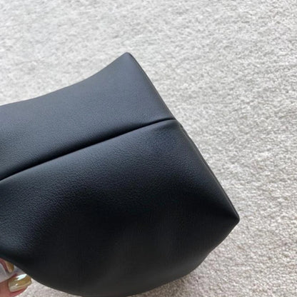 Niche Design Advanced Sense Lunch Box Bag Female Genuine Leather Large Capacity Bucket Bag Casual Commuter All-match Bolsos
