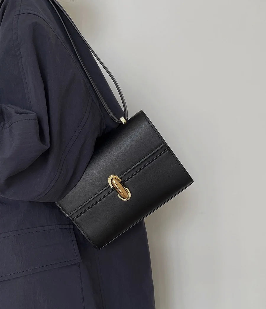 Niche Design Fashion Crossbody Bag Female 2024 New Commuter Elegant All-match Shoulder Bags Vintage Versatile Handbags Purses