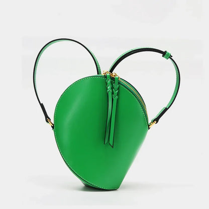 Niche Design Ins Style Candy Color Pea Bag Handbag Crossbody Bag Genuine Leather Women's Bag Ladies Hand Bags Designer Luxury