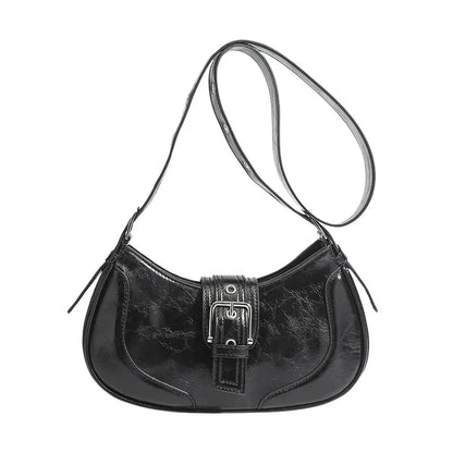 Niche Design Saddle Bag 2024 New Style Simple Retro Ancient Armpit Bag Shoulder Bags High-end Texture Crossbody Bags for Women