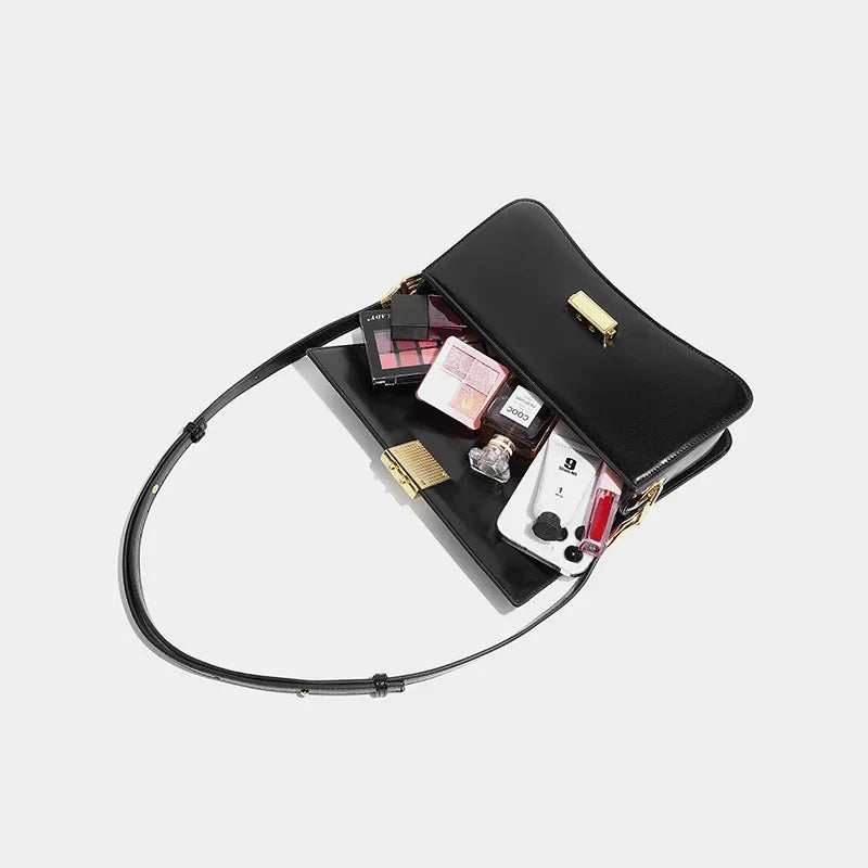 Niche Personality Retro Timetable uette For Women 2024 Versatile High-end Single Shoulder Crossbody Bag Women's Handbag