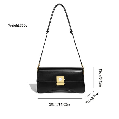 Niche Personality Retro Timetable uette For Women 2024 Versatile High-end Single Shoulder Crossbody Bag Women's Handbag