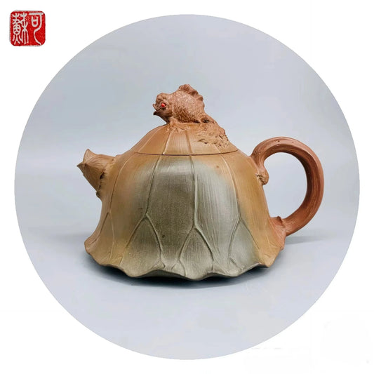 Nixing Clay Handmade Master Teapot Carving filter handmade nixing clay customized gifts authentic theiere