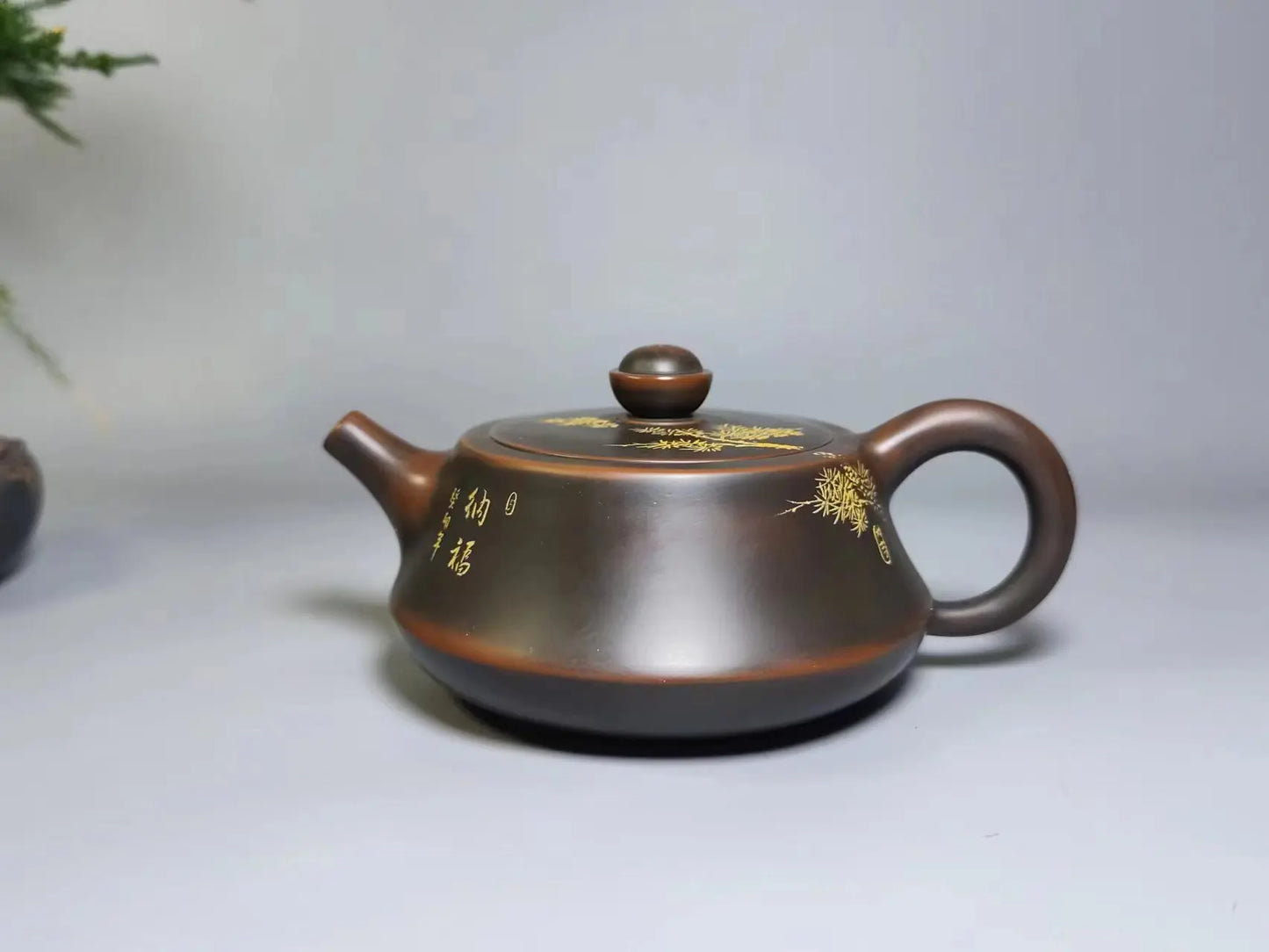 Nixing Clay Handmade Master Yuan Bao Teapot Carving filter handmade nixing clay customized gifts authentic theiere