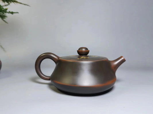 Nixing Clay Handmade Master Yuan Bao Teapot Carving filter handmade nixing clay customized gifts authentic theiere