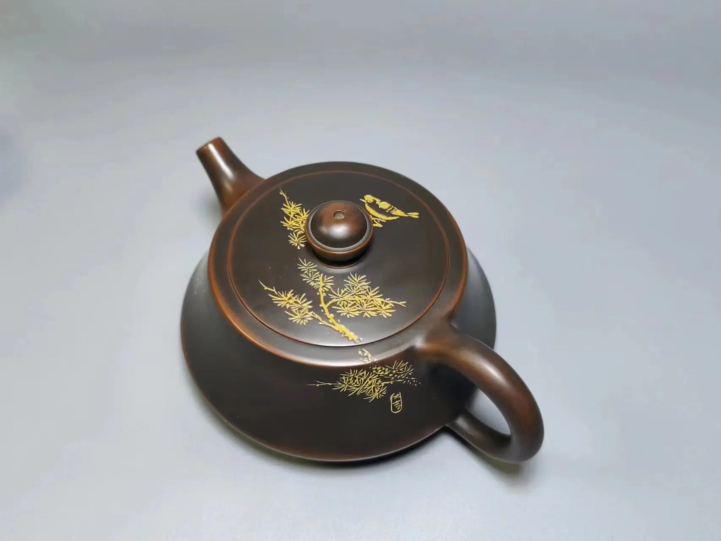 Nixing Clay Handmade Master Yuan Bao Teapot Carving filter handmade nixing clay customized gifts authentic theiere