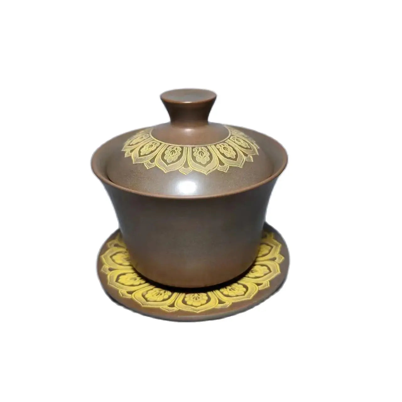 Nixing Handmade Teapot  Carving Gaiwan filter handmade nixing clay customized gifts authentic theiere