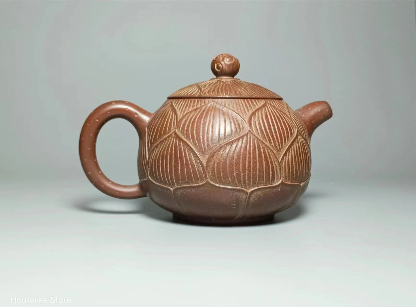 Nixing Handmade Teapot Lotus Full Carving filter handmade nixing clay customized gifts authentic theiere