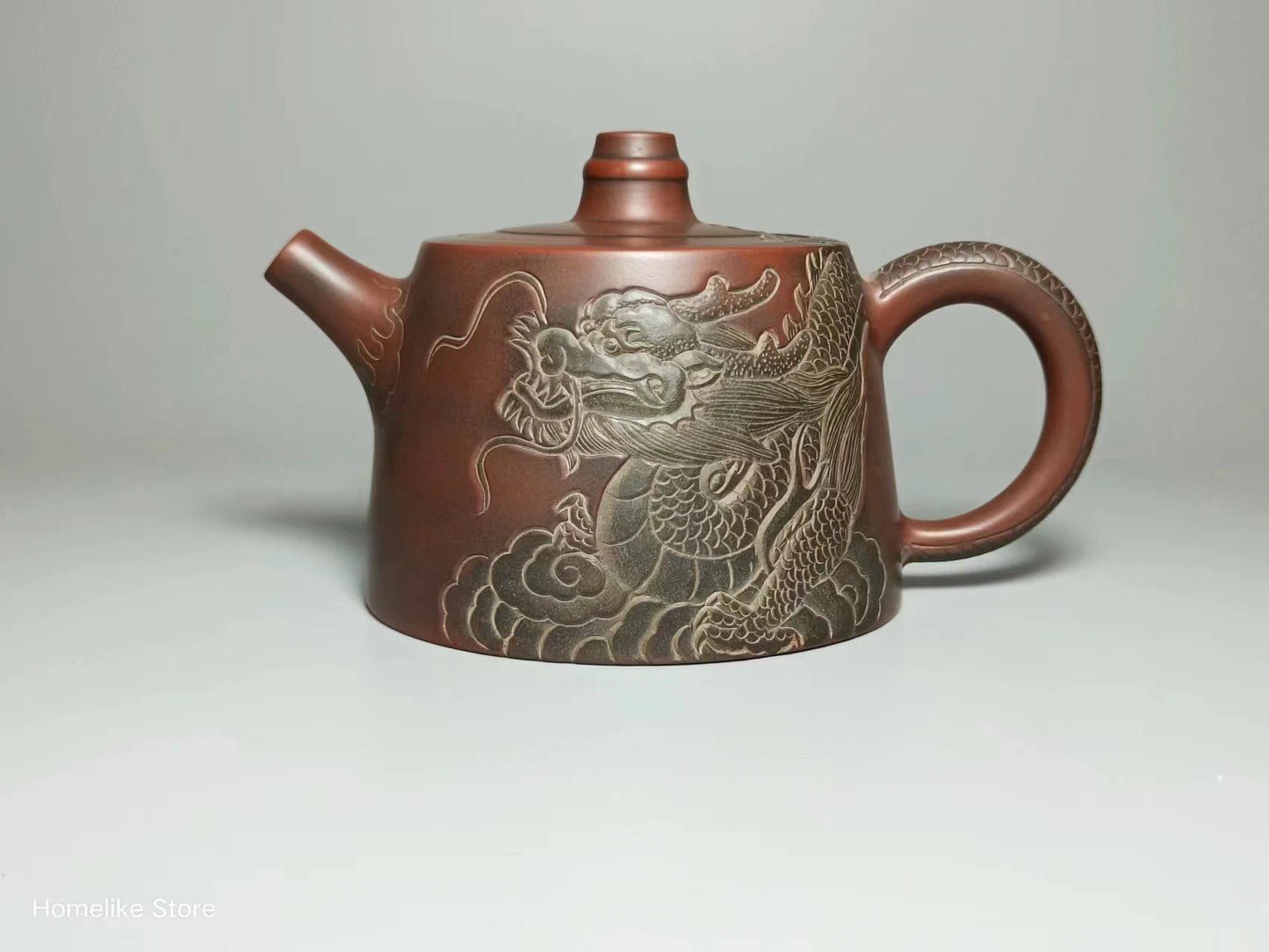 Nixing Handmade Teapot Master Dragon  Carving filter handmade nixing clay customized gifts authentic theiere