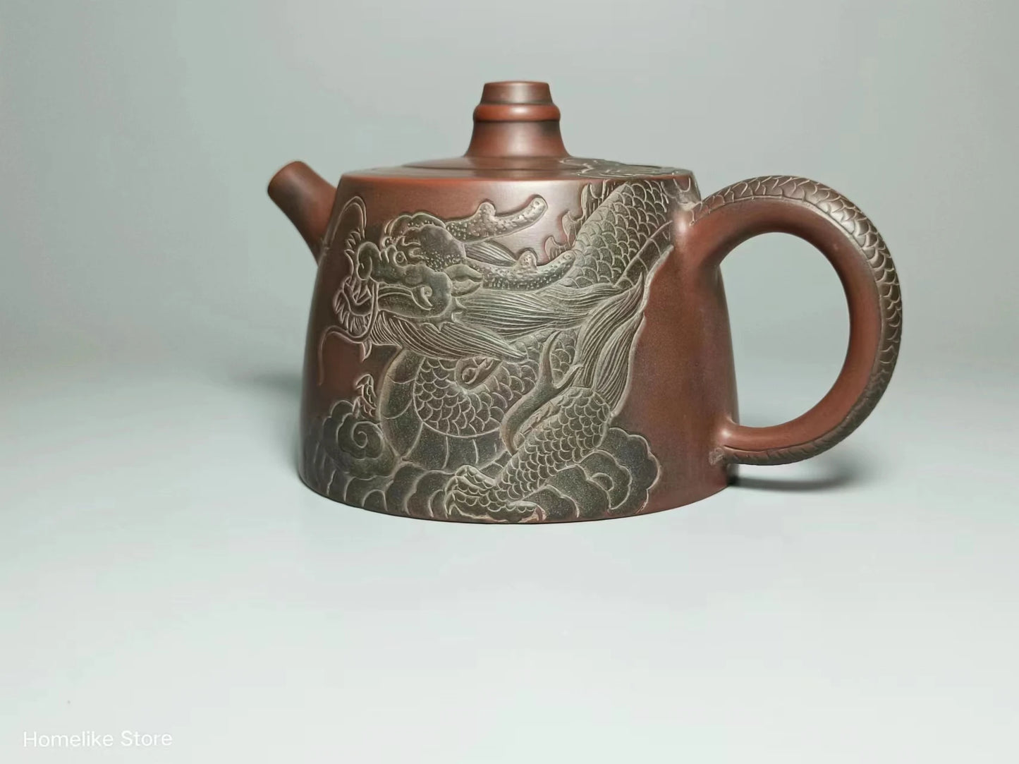 Nixing Handmade Teapot Master Dragon  Carving filter handmade nixing clay customized gifts authentic theiere