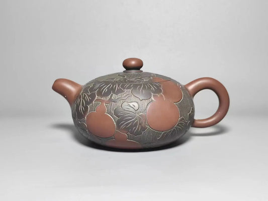 Nixing Handmade Teapot Master Gourd Flat Xishi  filter handmade nixing clay customized gifts authentic theiere