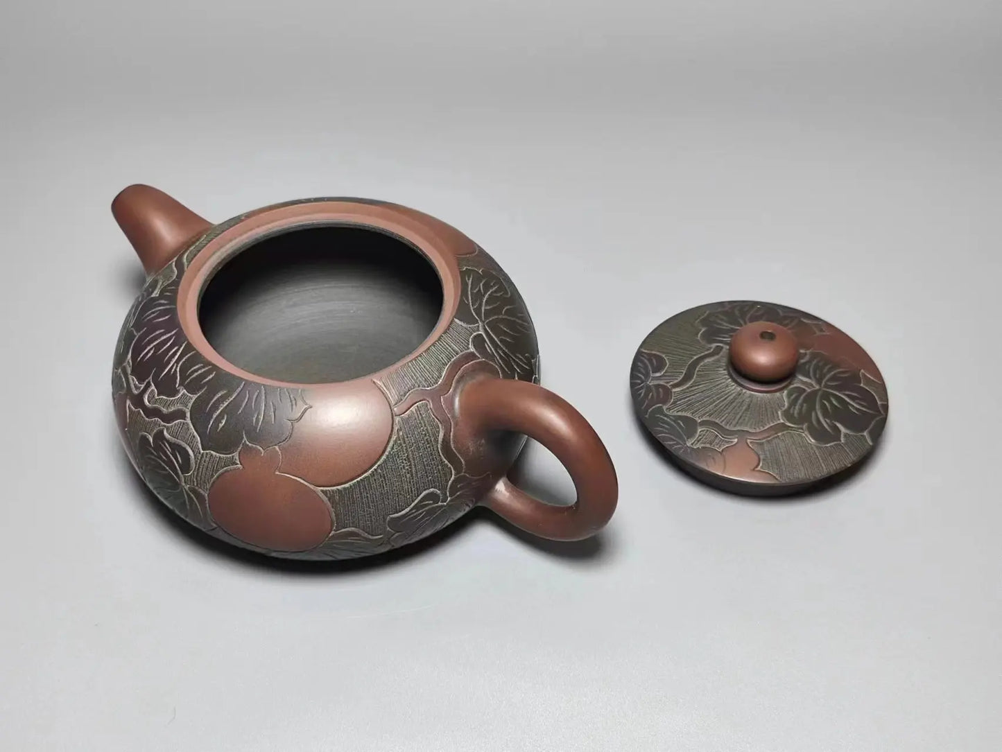 Nixing Handmade Teapot Master Gourd Flat Xishi  filter handmade nixing clay customized gifts authentic theiere