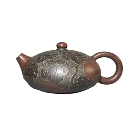 Nixing Handmade Teapot Master Gourd Flat Xishi  filter handmade nixing clay customized gifts authentic theiere