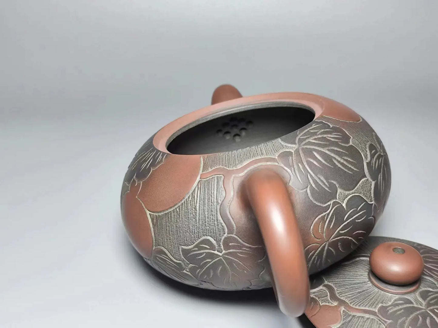 Nixing Handmade Teapot Master Gourd Flat Xishi  filter handmade nixing clay customized gifts authentic theiere