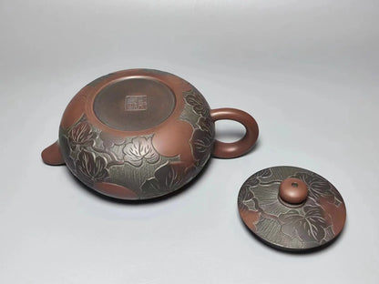 Nixing Handmade Teapot Master Gourd Flat Xishi  filter handmade nixing clay customized gifts authentic theiere